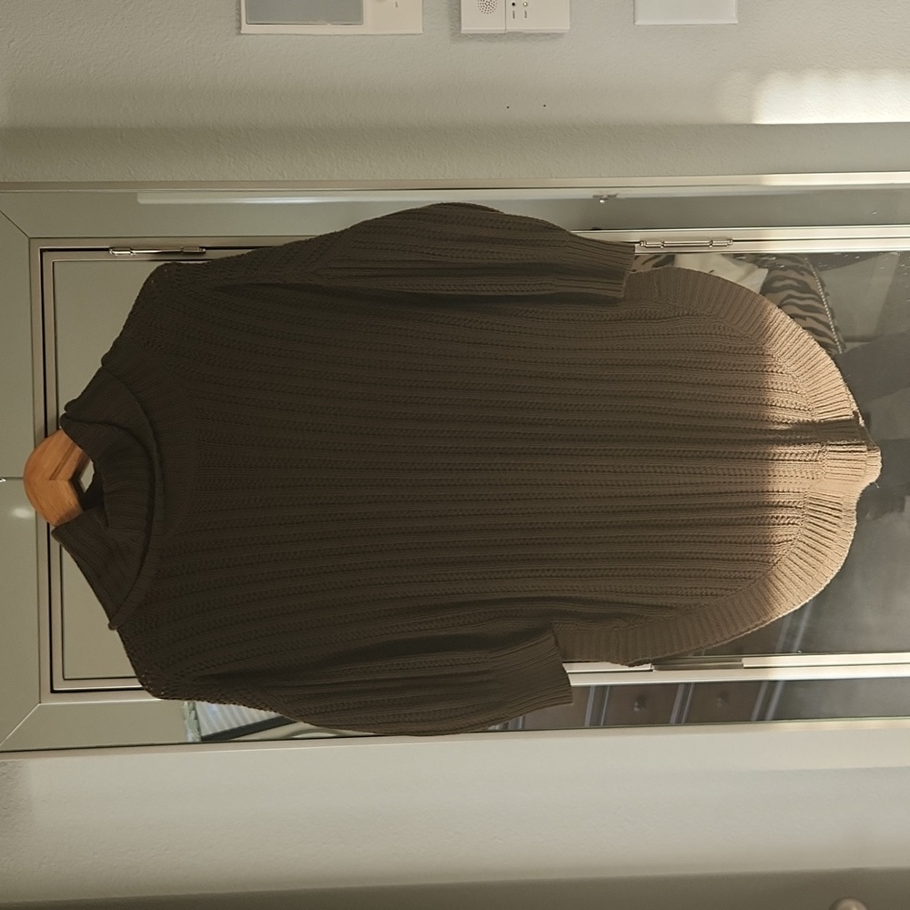 Express green oversized sweater small